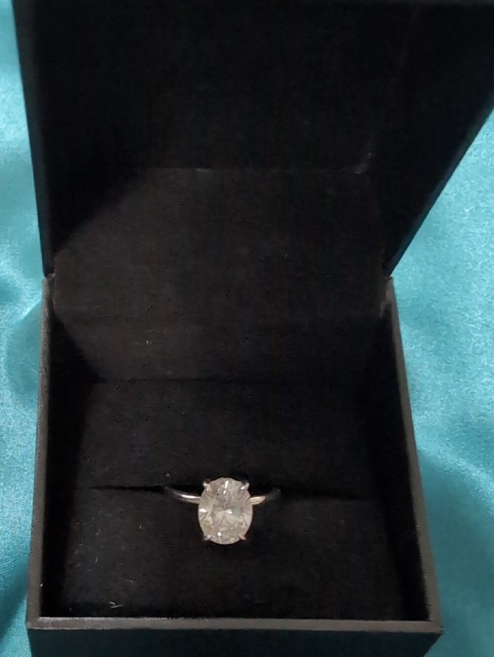 S925 Moissanite Solitaire Ring